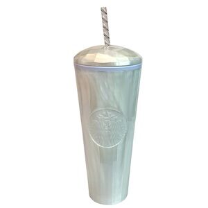 STARBUCKS Pearl White 24oz Dome Tumbler